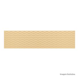 Porcelanato Marmorizado Matte/lux 10x40cm Dourado - Ceusa Castle Decor Gd Mlx Esmaltado Bold