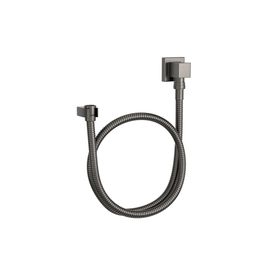 Kit Flexível Quadrado com Suporte para Ducha Manual Dark Antracite