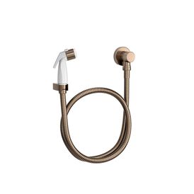 Kit Flexível Redondo com Suporte para Ducha Manual Corten