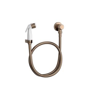Kit Flexível Redondo com Suporte para Ducha Manual Corten