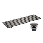 Kit-com-Grelha-Deca---Valvula-e-Conector-para-Cuba-Dark-Antracite---Deca---2013.GF.MT---Fundo-Branco-Produto-Principal-SKU-posicionada-na-diagonal-direita-ou-redondo-e-produto-fechado