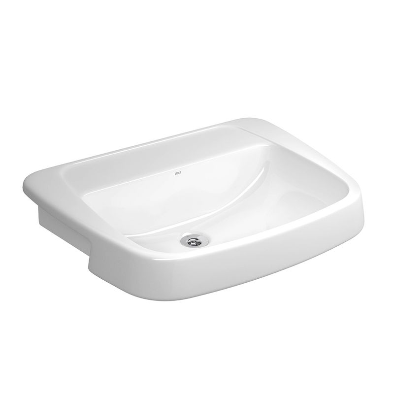 Lavatorio-de-Semiencaixe-Deca-Monte-Carlo-Branco---Deca---L.82.17---Fundo-Branco-Produto-Principal-SKU-posicionada-na-diagonal-direita-ou-redondo-e-produto-fechado