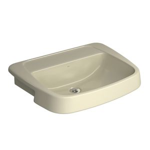 Lavatório de Semiencaixe Monte Carlo Creme