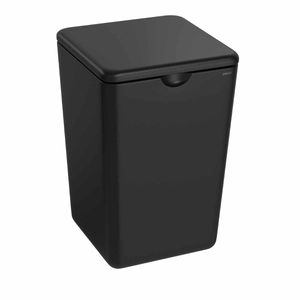 Lixeira Quadrada Deca Senses - Preto