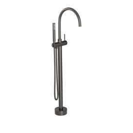 Misturador Monocomando de Piso para Banheira Redondo Dark Antracite