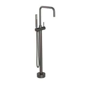 Misturador Monocomando de Piso para Banheira Quadrado Dark Antracite