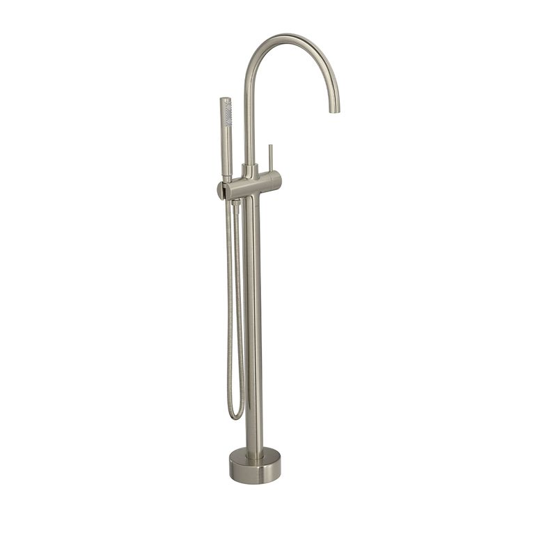 Misturador-Monocomando-Deca-de-Piso-para-Banheira-Redonda-You-Inox---Deca---1871.INX104---Fundo-Branco-Produto-Principal-SKU-posicionada-na-diagonal-direita-ou-redondo-e-produto-fechado