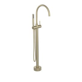 Misturador Monocomando de Piso para Banheira Redondo Summer Gold