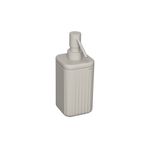 Porta-Sabao-Liquido-Deca-Quadrado-Senses-Amendoa-Fosco---Deca---1003.QUA.AMFC---Fundo-Branco-Produto-Principal-SKU-posicionada-na-diagonal-direita-ou-redondo-e-produto-fechado