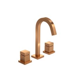 Misturador de Mesa Bica Alta para Lavatório Cubo Gold Matte