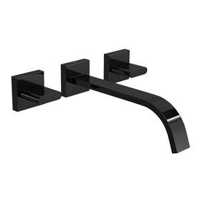 Misturador de Parede para Lavatório Polo Black Noir