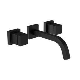 Misturador de Parede para Lavatório Cubo Black Matte