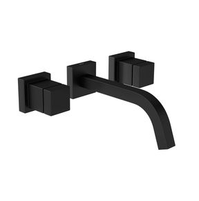 Misturador-Deca-de-Parede-para-Lavatorio-Cubo-Black-Matte---Deca---1878.BL86.MT---Fundo-Branco-Produto-Principal-SKU-posicionada-na-diagonal-direita-ou-redondo-e-produto-fechado