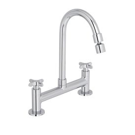 Misturador Deca de Mesa Bica Movel para Cozinha Dn15 Flex Cromado
