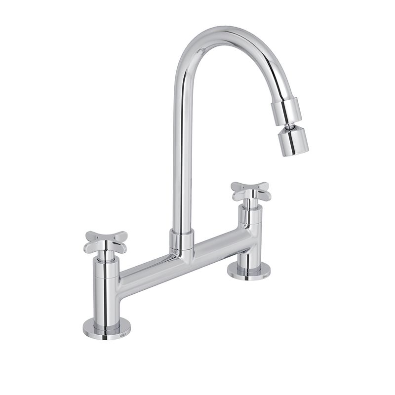 Misturador-Deca-de-Mesa-Bica-Movel-para-Cozinha-Dn15-FlexCromado---Deca---1256.C20---Fundo-Branco-Produto-Principal-SKU-posicionada-na-diagonal-direita-ou-redondo-e-produto-fechado