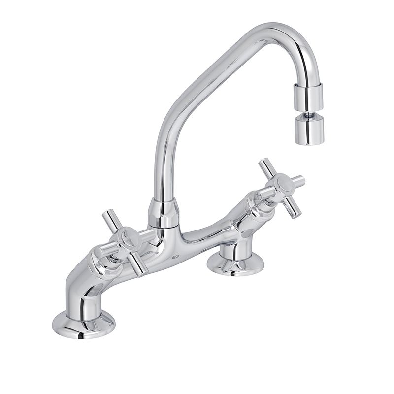 Misturador-Deca-de-Mesa-para-Cozinha-Izy-Cromado---Deca---1256.C37---Fundo-Branco-Produto-Principal-SKU-posicionada-na-diagonal-direita-ou-redondo-e-produto-fechado