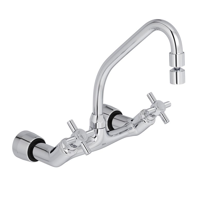 Misturador-Deca-de-Parede-para-Cozinha-Izy-Cromado---Deca---1258.C37---Fundo-Branco-Produto-Principal-SKU-posicionada-na-diagonal-direita-ou-redondo-e-produto-fechado