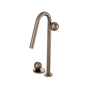 Misturador-Deca-de-Mesa-Bica-Alta-para-Lavatorio-Orbe-Corten---Deca---1877.CT103.MT---Fundo-Branco-Produto-Principal-SKU-posicionada-na-diagonal-esquerda