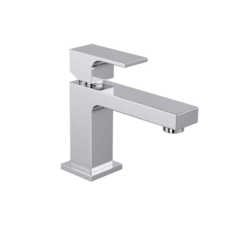 Misturador-Monocomando-Deca-de-Mesa-Bica-Baixa-para-Lavatorio-Unic-Cromado---Deca---2875.C90---Fundo-Branco-Produto-Principal-SKU-posicionada-na-diagonal-direita-ou-redondo-e-produto-fechado