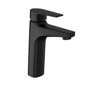 Misturador Monocomando de Mesa Bica Média para Lavatório Black Matte
