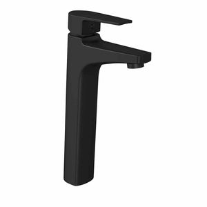 Misturador Monocomando de Mesa Bica Alta para Lavatório Black Matte