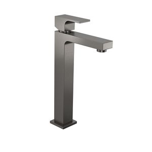 Misturador Monocomando de Mesa Bica Alta para Lavatório Dark Antracite