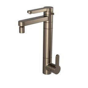 Misturador-Monocomando-Deca-de-Mesa-para-Cozinha-com-Filtro-Dn15-Twin-Corten---Deca---2240.CT.MT---Fundo-Branco-Produto-Principal-SKU-posicionada-na-diagonal-esquerda