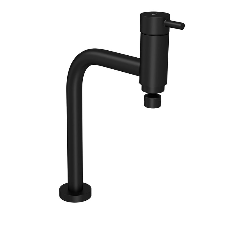 Misturador-Monocomando-Deca-de-Mesa-para-Cozinha-Link-Black-Matte---Deca---2256.BL.LNK.MT---Fundo-Branco-Produto-Principal-SKU-posicionada-na-diagonal-direita-ou-redondo-e-produto-fechado