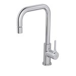 Misturador-Monocomando-Deca-de-Mesa-Bica-Alta-para-Cozinha-Start-Cromado---Deca---2264.C---Fundo-Branco-Produto-Principal-SKU-posicionada-na-diagonal-esquerda