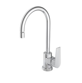 Misturador-Monocomando-Deca-de-Mesa-para-Cozinha-Level-Cromado---Deca---2271.C26---Fundo-Branco-Produto-Principal-SKU-posicionada-na-diagonal-esquerda