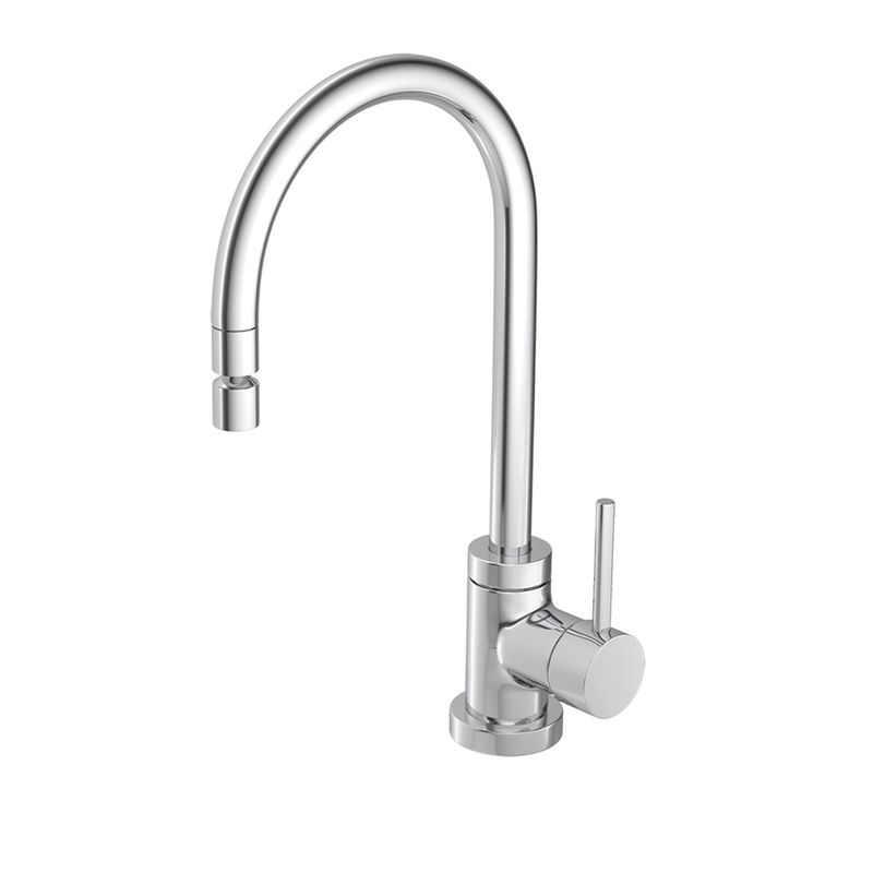 Misturador-Monocomando-Deca-de-Mesa-Bica-Movel-para-Cozinha-Redonda-Spin-Cromado---Deca---2271.C72---Fundo-Branco-Produto-Principal-SKU-posicionada-na-diagonal-esquerda