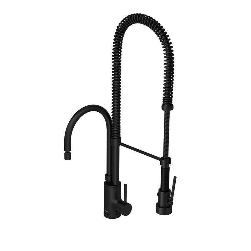 Misturador-Monocomando-Deca-de-Mesa-para-Cozinha-Gourmet-Black-Matte---Deca---2280.BL.MT---Fundo-Branco-Produto-Principal-SKU-posicionada-na-diagonal-direita-ou-redondo-e-produto-fechado