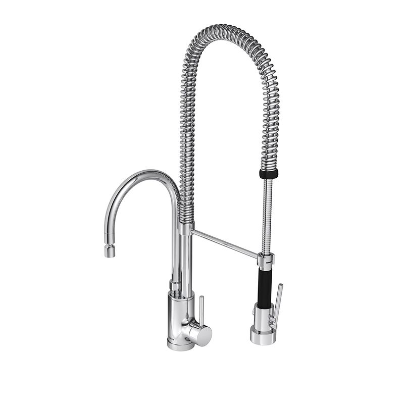 Misturador-Monocomando-Deca-de-Mesa-para-Cozinha-Gourmet-Cromado---Deca---2280.C---Fundo-Branco-Produto-Principal-SKU-posicionada-na-diagonal-direita-ou-redondo-e-produto-fechado