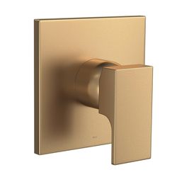 Acabamento de Monocomando de Chuveiro para Alta e Baixa Pressão Unic Gold Matte