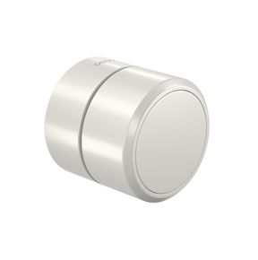 Acabamento-para-Registro-de-Gaveta-Deca-ate-1--Redondo-You-Dynamic-White---Deca---4900.BR104.PQ.MT---Fundo-Branco-Produto-Principal-SKU-posicionada-na-diagonal-direita-ou-redondo-e-produto-fechado