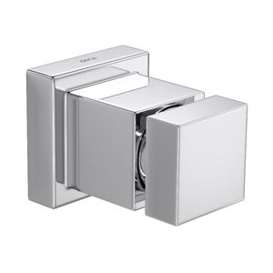 Acabamento para Registro de Gaveta Até 1 Cubo Cromado