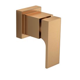 Acabamento para Registro de Gaveta Até 1 Unic Gold Matte