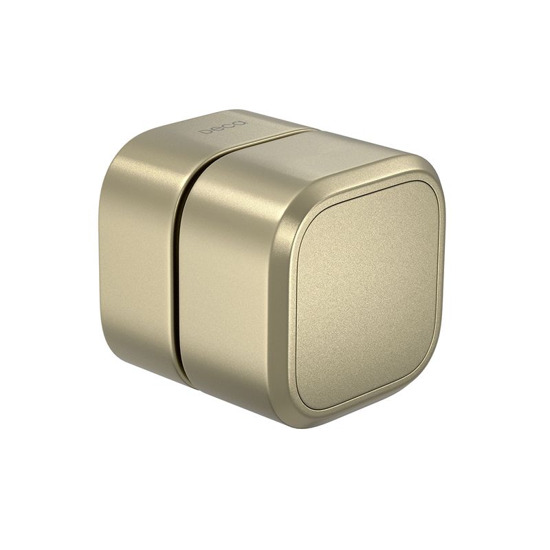 Acabamento-para-Registro-de-Gaveta-Deca-ate-1--Quadrado-You-Summer-Gold---Deca---4900.SM105.PQ.MT---Fundo-Branco-Produto-Principal-SKU-posicionada-na-diagonal-direita-ou-redondo-e-produto-fechado