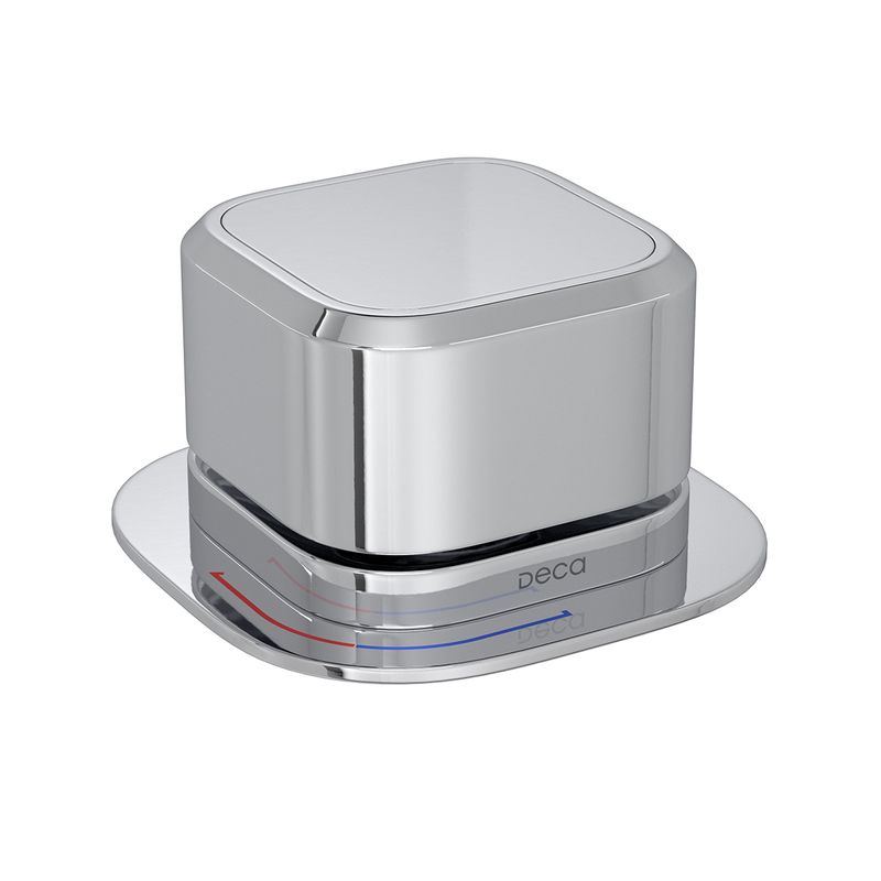 Acionamento-para-Monocomando-Deca-de-Mesa-para-Cozinha-Quadrado-You-Cromado---Deca---4990.C105---Fundo-Branco-Produto-Principal-SKU-posicionada-na-diagonal-direita-ou-redondo-e-produto-fechado