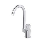 Torneira-Deca-de-Mesa-Bica-Alta-para-Lavatorio-com-Fechamento-Automatico-Proagua-Decamatic-Eco-Cromado---Deca---1175.C.H2O---Fundo-Branco-Produto-Principal-SKU-posicionada-na-diagonal-esquerda