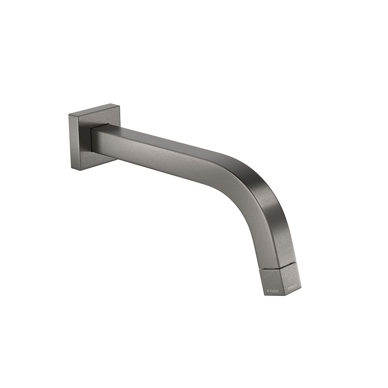 Torneira-Deca-de-Parede-para-Lavatorio-Tube-Dark-Antracite---Deca---1178.GF.TUB.MT---Fundo-Branco-Produto-Principal-SKU-posicionada-na-diagonal-direita-ou-redondo-e-produto-fechado