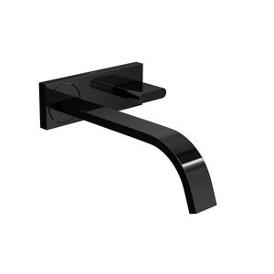 Torneira de Parede com Chapa para Lavatório Polo Black Noir