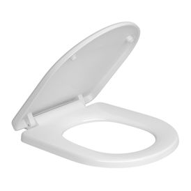 Assento Deca em Plástico Slow Close para Bacias Carrara Level Nuova Branco