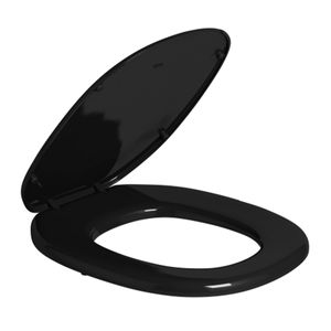 Assento Plástico com Microban para Bacias Fast / Aspen Ébano