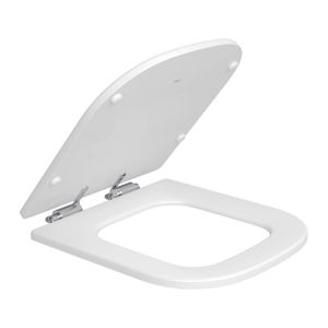 Assento Deca em Poliéster Slow Close com Microban para Bacias Quadra Polo Unic Branco
