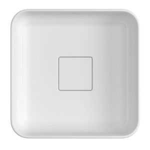 Cuba de Apoio Deca Quadrada 30cm Slim Branco