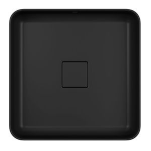 Cuba Quadrada de Apoio 40cm Ébano Fosco