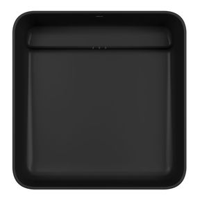 Cuba-de-Apoio-Deca-com-Valvula-Oculta-Quadrada-40cm-Slim-Ebano-Fosco---Deca---L.11040.VO.94---Fundo-Branco-Produto-Principal-SKU-vista-de-cima