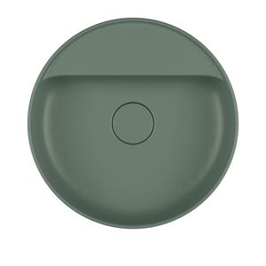 Cuba Redonda de Apoio 40cm com Deck Sálvia