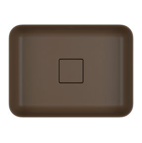 Cuba-de-Apoio-Retangular-40cm-Deca-Slim-Marrom-Fosco---Deca---L.13040.22---Fundo-Branco-Produto-Principal-SKU-vista-de-cima